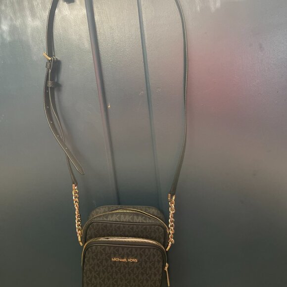 New MICHAEL KORS Jet Set Travel Crossbody Bag - Picture 1 of 8